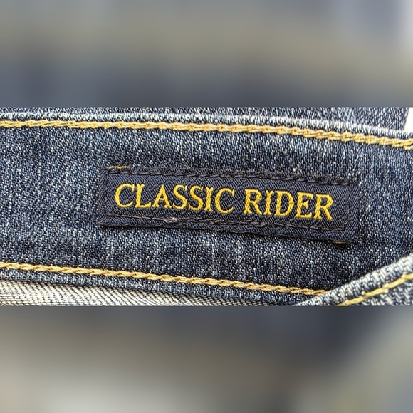 Lucky Rider Distressed Jeans, Women's Size 14 - Picture 9 of 13